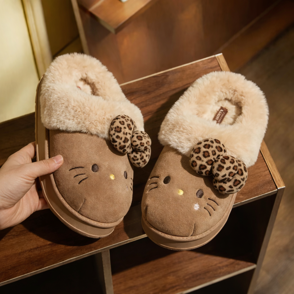 נעלי חורף "הלו קיטי" לאישה